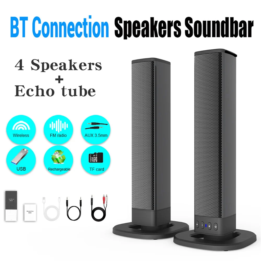 Wireless Bluetooth TV Sound Ba - Audio Music Center review and price