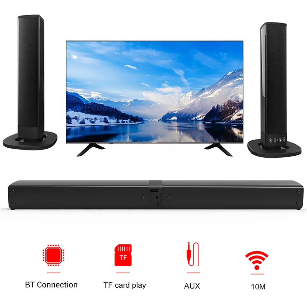 Wireless Bluetooth TV Sound Ba - Audio Music Center review and price