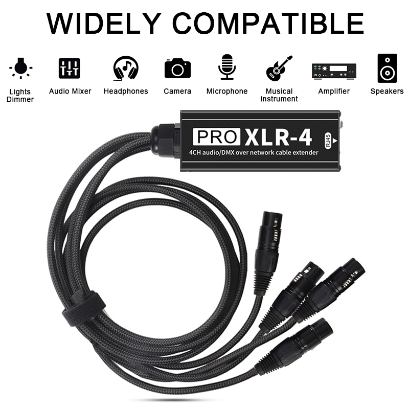 4 Channel XLR to RJ45 Audio Ex - Audio Music Network review and price