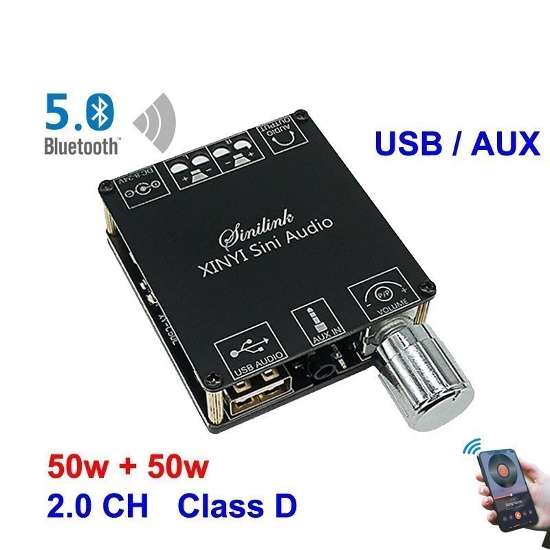2*50W For Bluetooth5.0Power Am - Audio Music Player App review and price