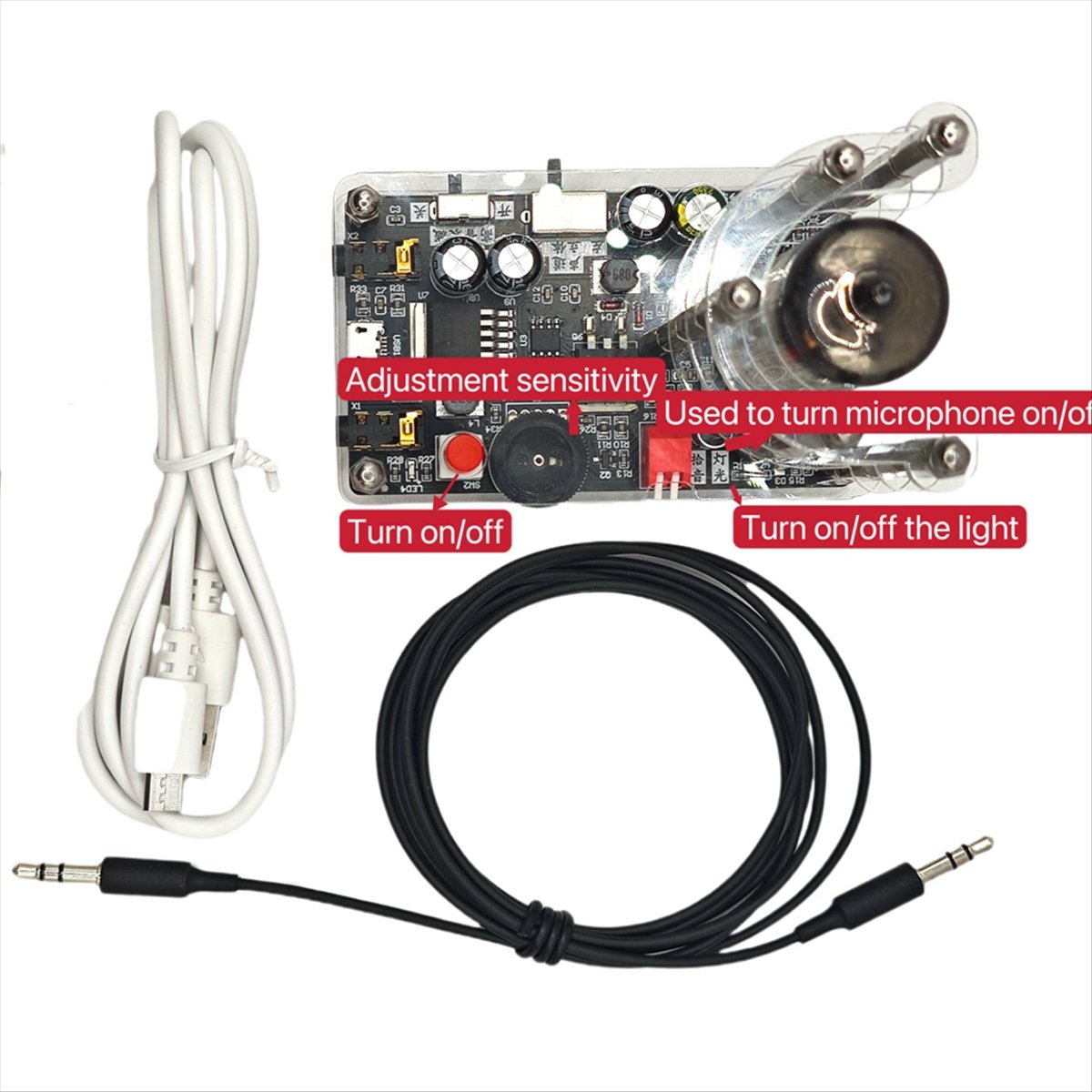 DTC5 New USB 5V Music Spectrum - Audio Music Youtube review and price