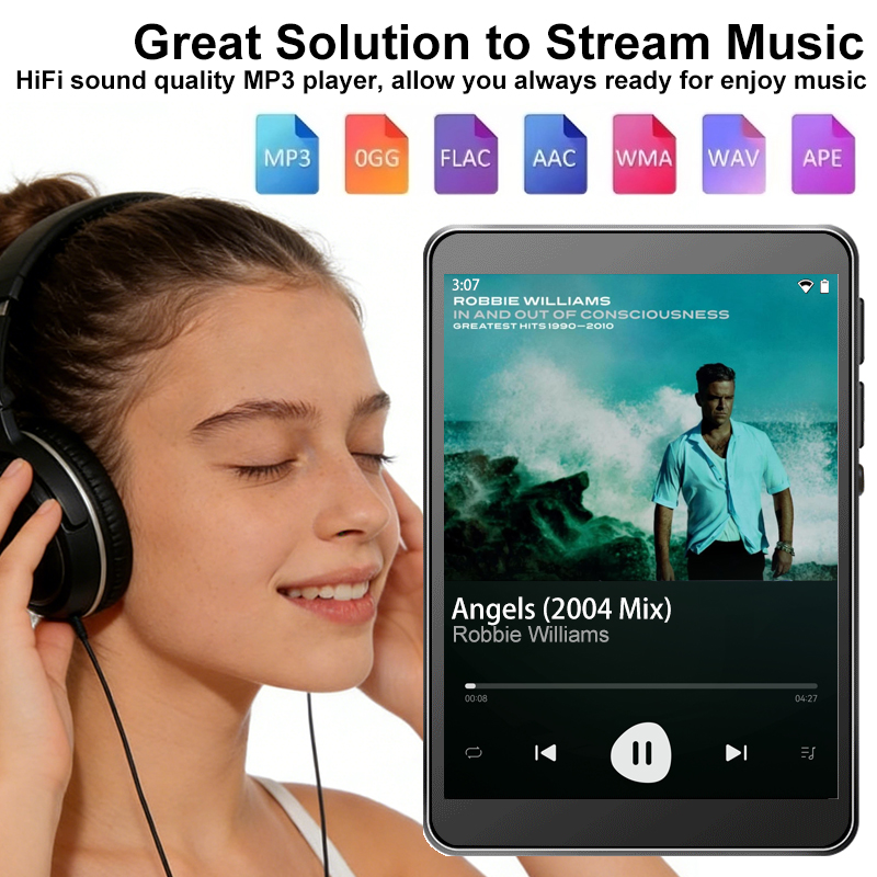 WiFi MP3 Player Andriod 10 Spo - Audio Music Download Free review and price